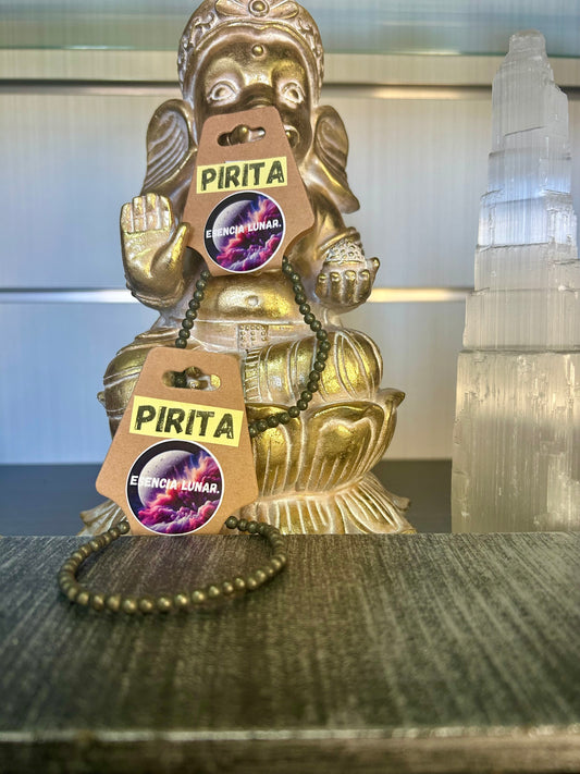 Pulsera de Pirita 4mm.