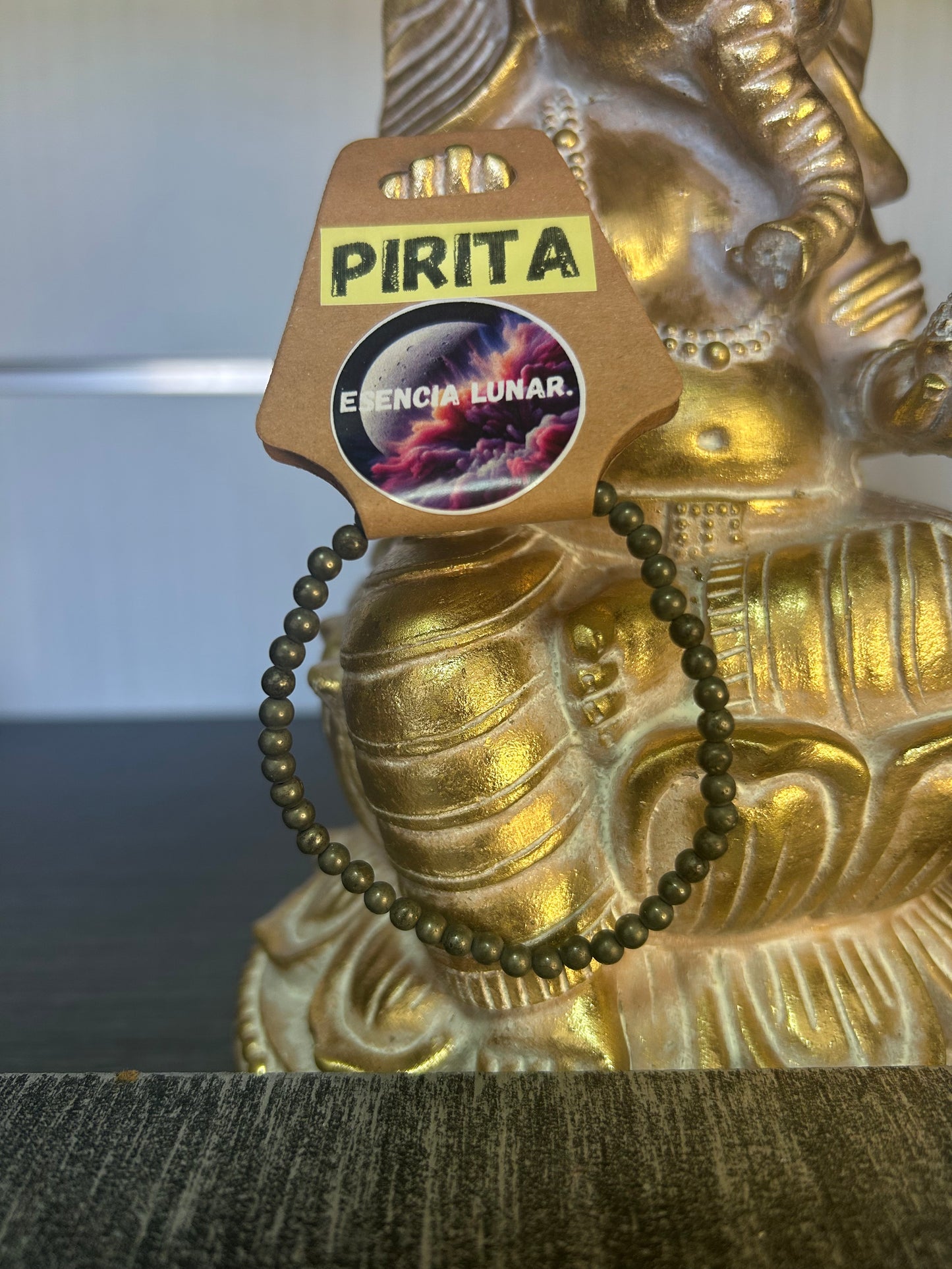 Pulsera de Pirita 4mm.