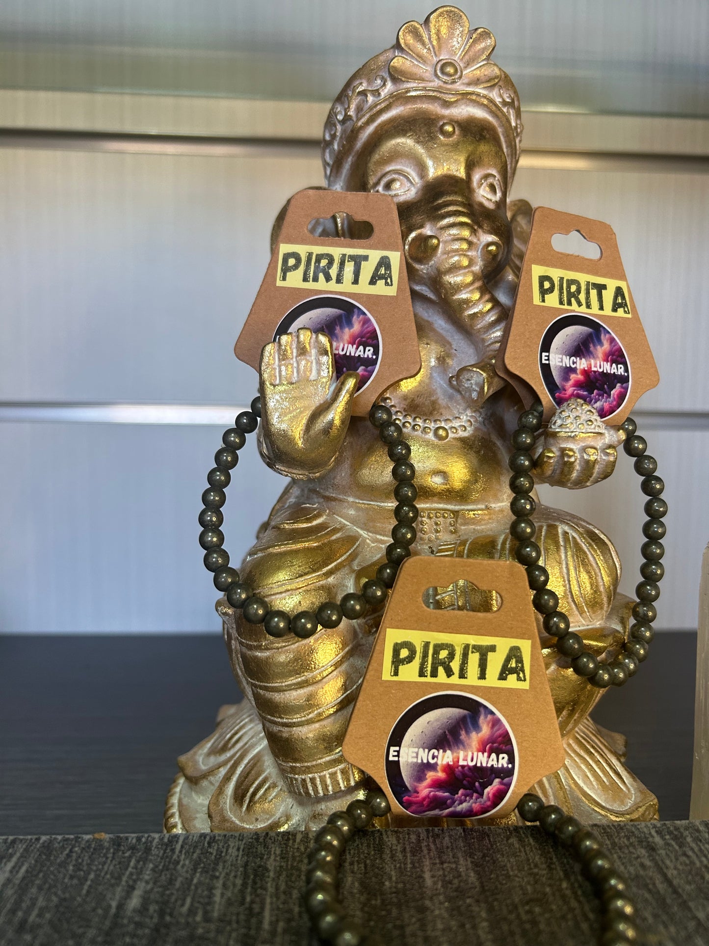 Pulsera de Pirita 6mm.