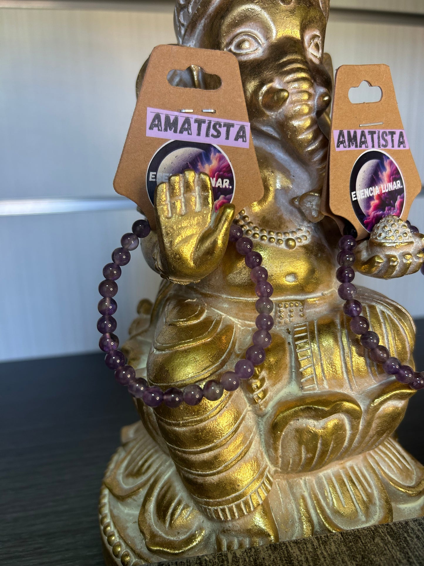 Pulsera de amatista 6mm.