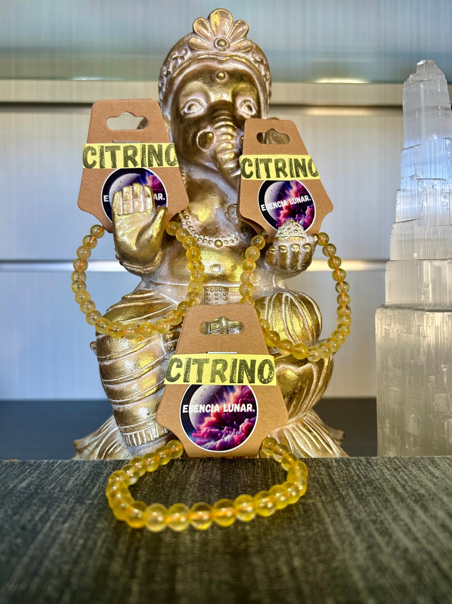 Pulsera de citrino 6mm.