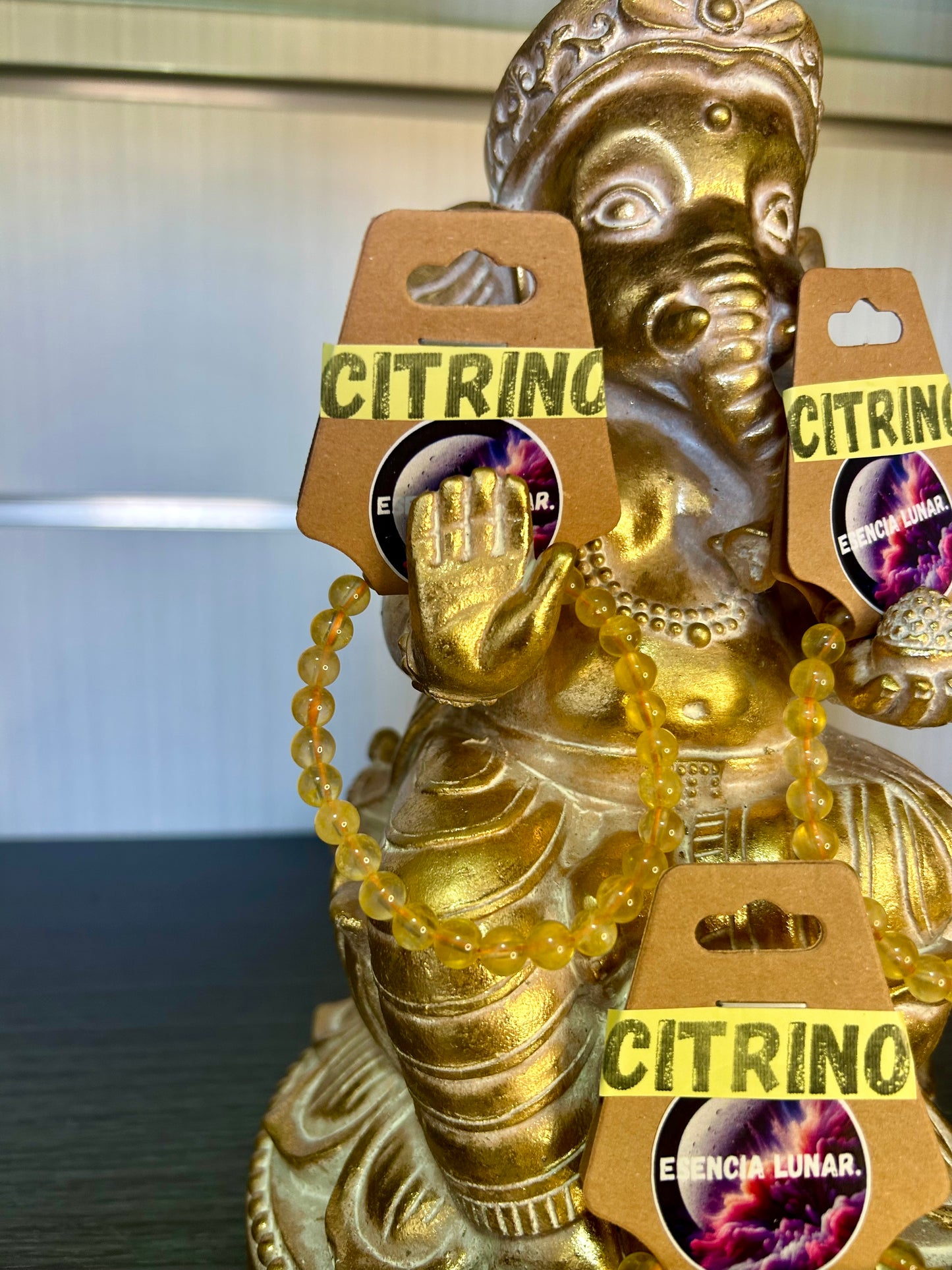 Pulsera de citrino 6mm.