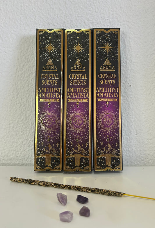 Incienso Mineral Amatista.