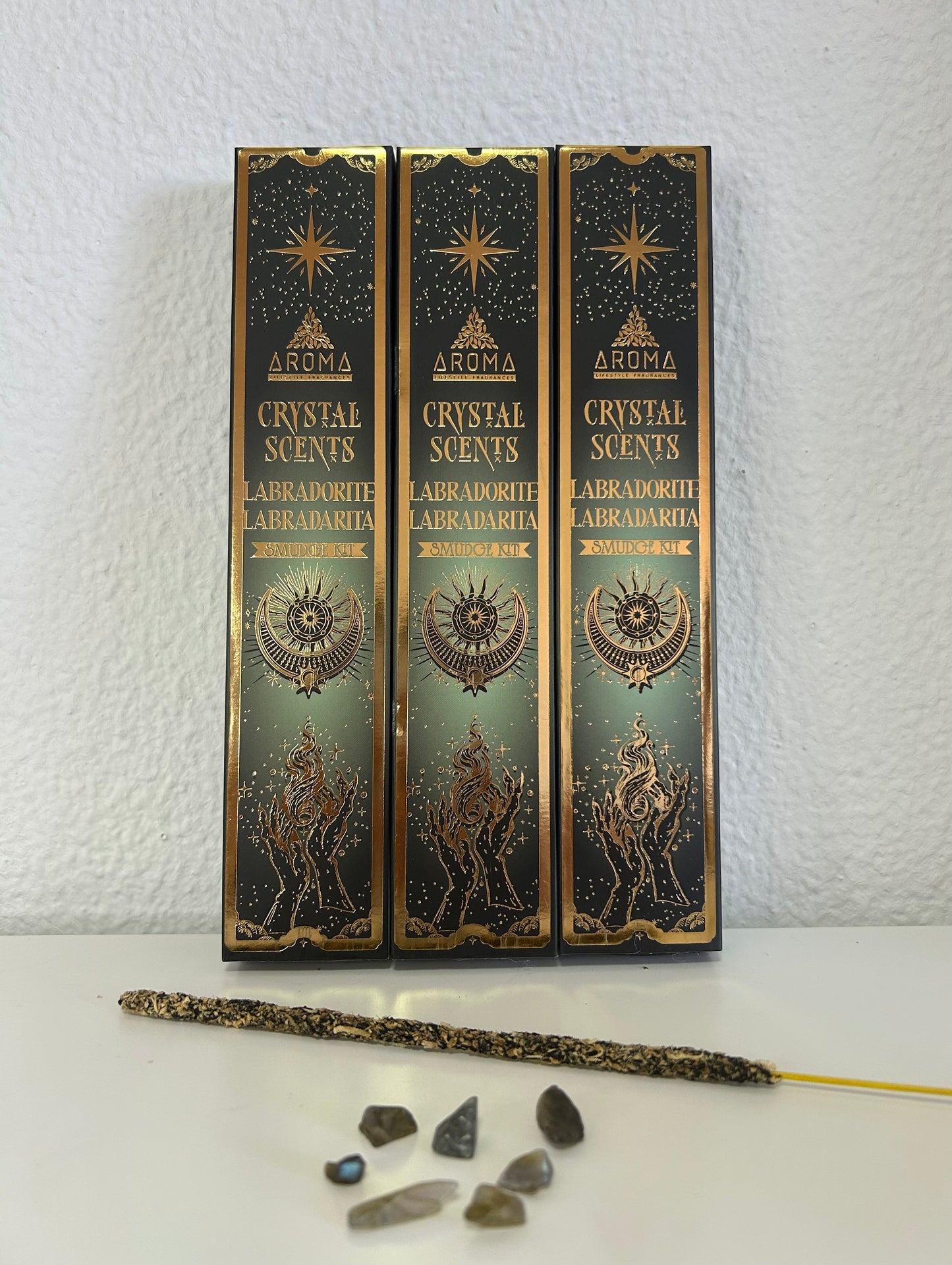 Incienso Mineral Labradorita.