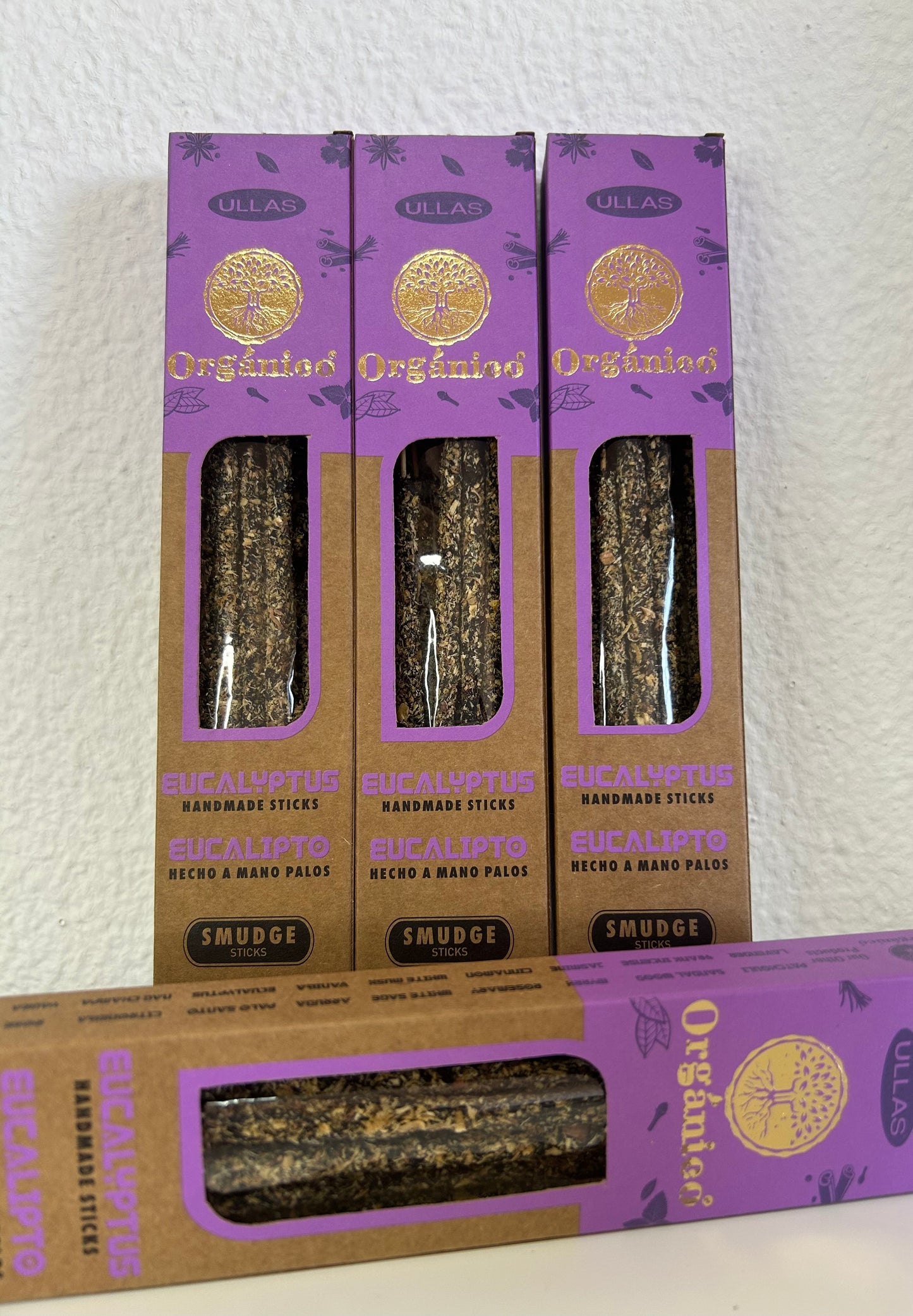 Incienso Orgánico Eucalipto.