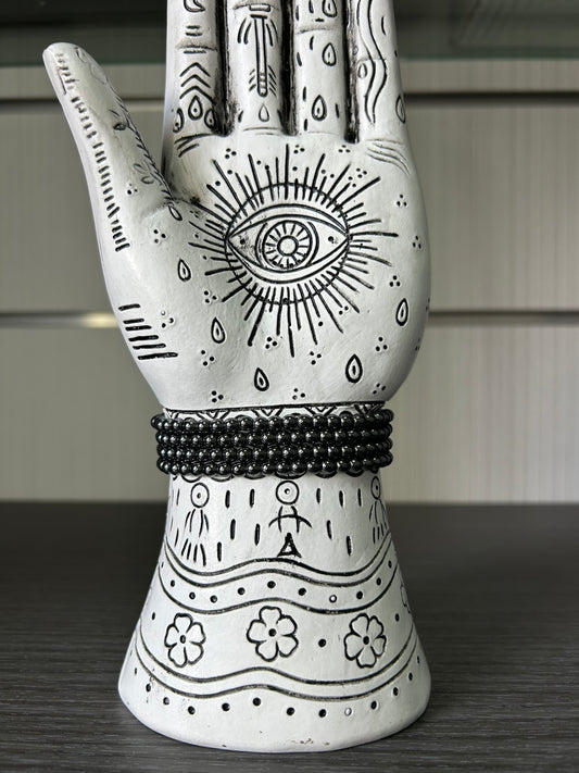 Pulsera hematite 4mm.