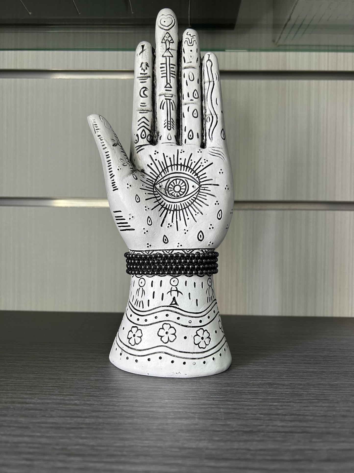 Pulsera hematite 4mm.