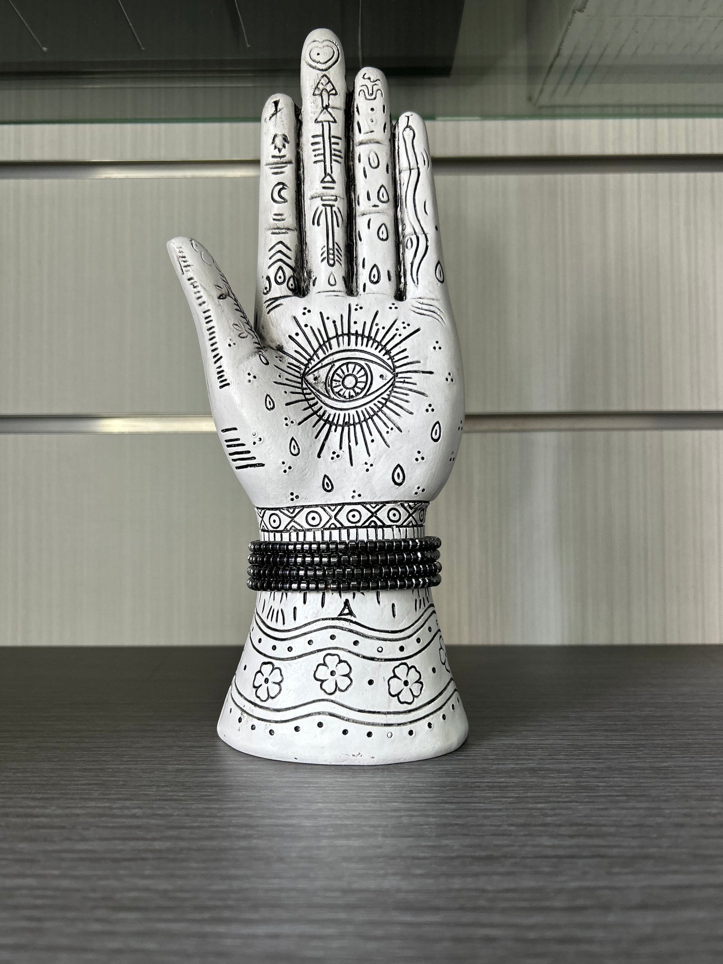 Pulseras de hematite.