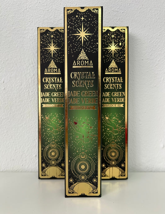 Incienso mineral jade verde