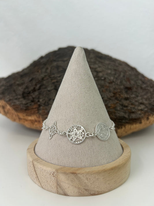 Triple protección consagrada (plata925)