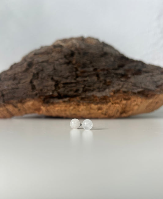 Pendiente de cuarzo cristal