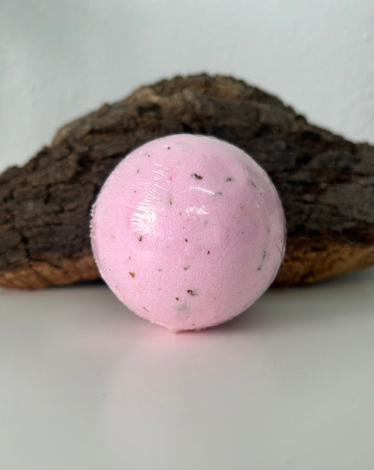 Bomba de baño de rosas