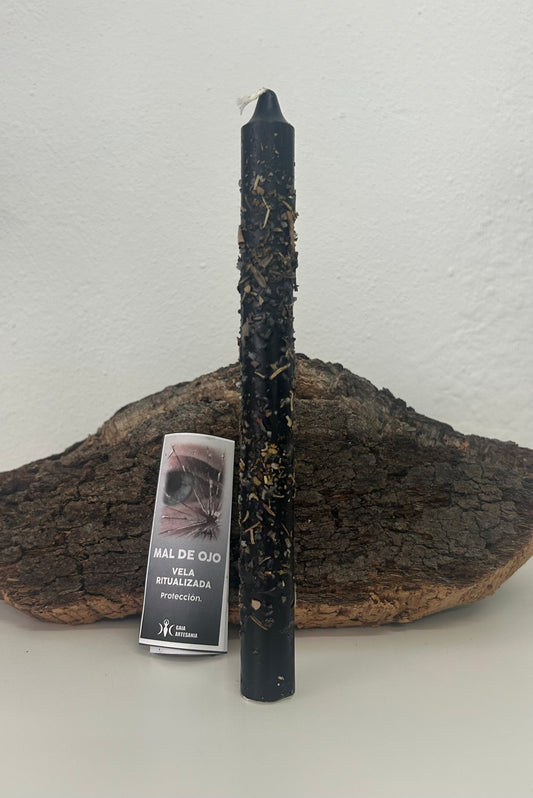 Vela ritualizada mal de ojo