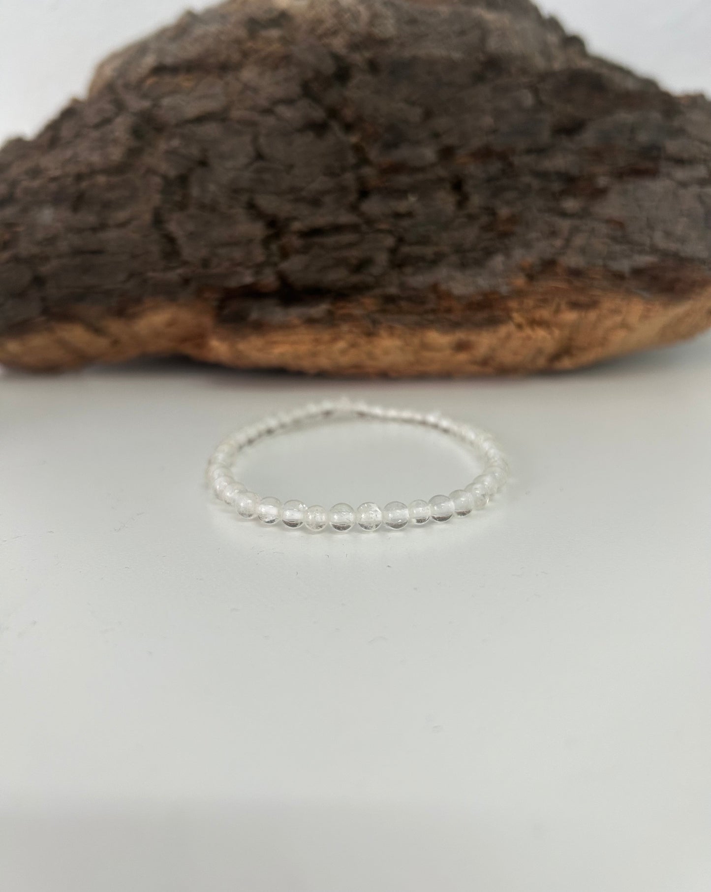 Pulsera cuarzo cristal 4mm