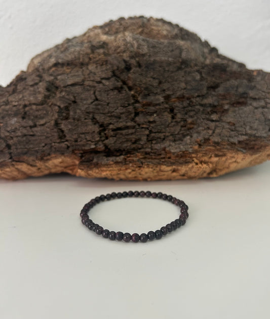 Pulsera granate 4mm