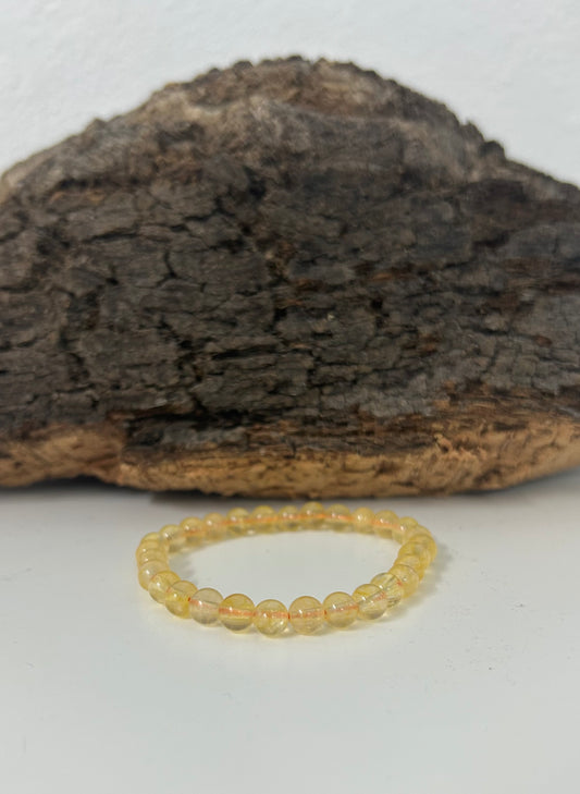Pulsera citrino 6mm