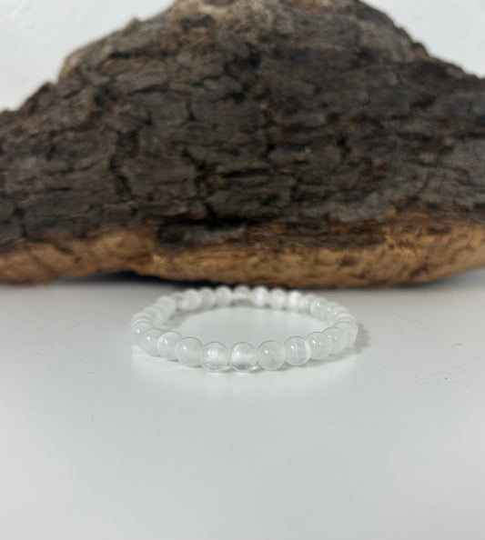 Pulsera selenita 6mm