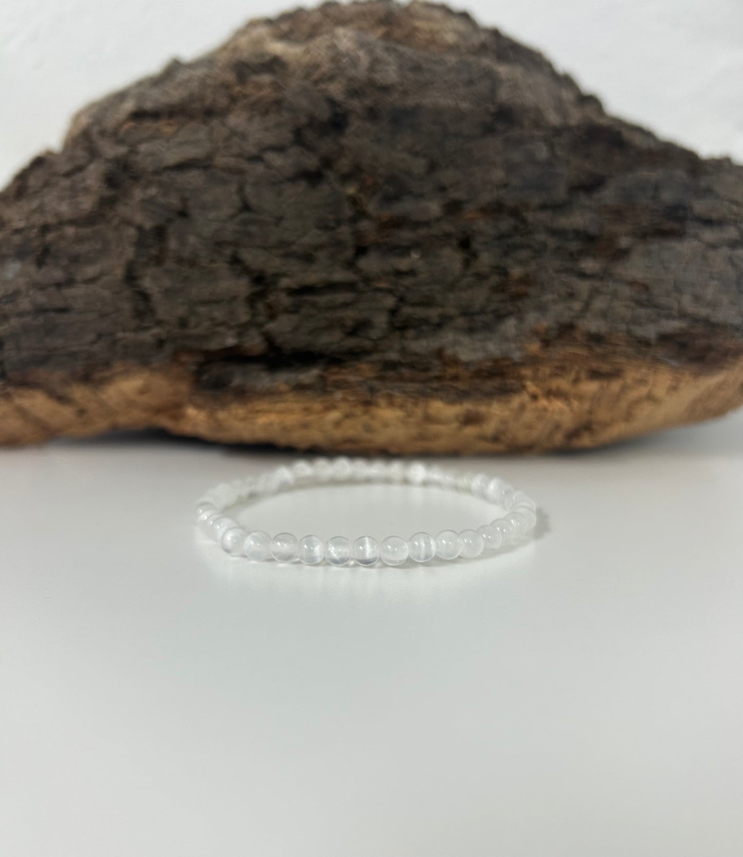 Pulsera selenita 4mm