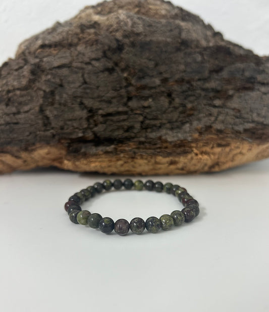 Pulsera jaspe sangre de dragón 6mm