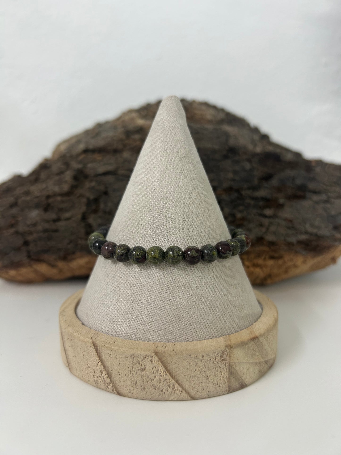 Pulsera jaspe sangre de dragón 6mm