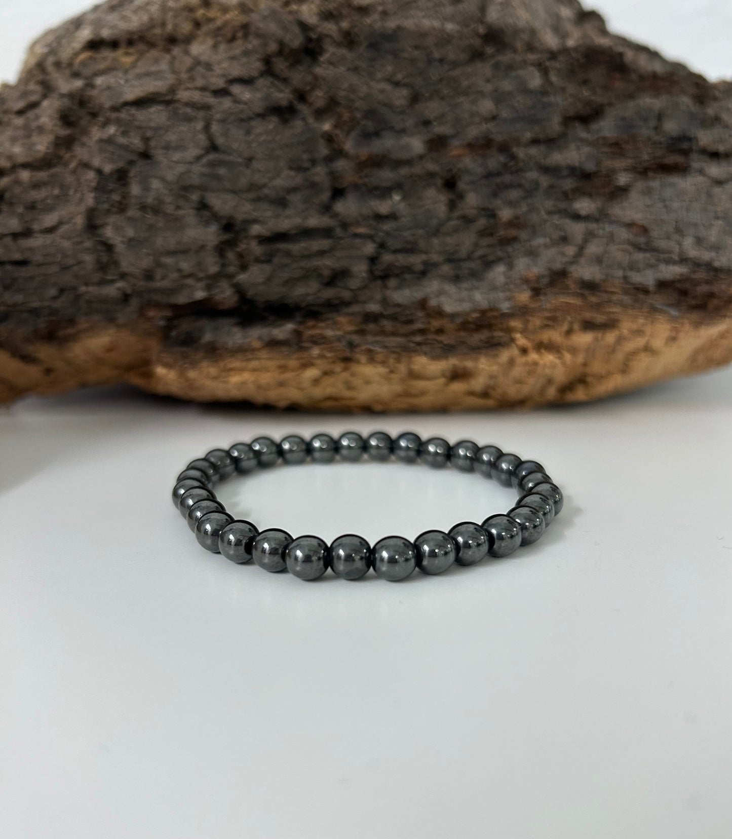 Pulsera hematite 6mm