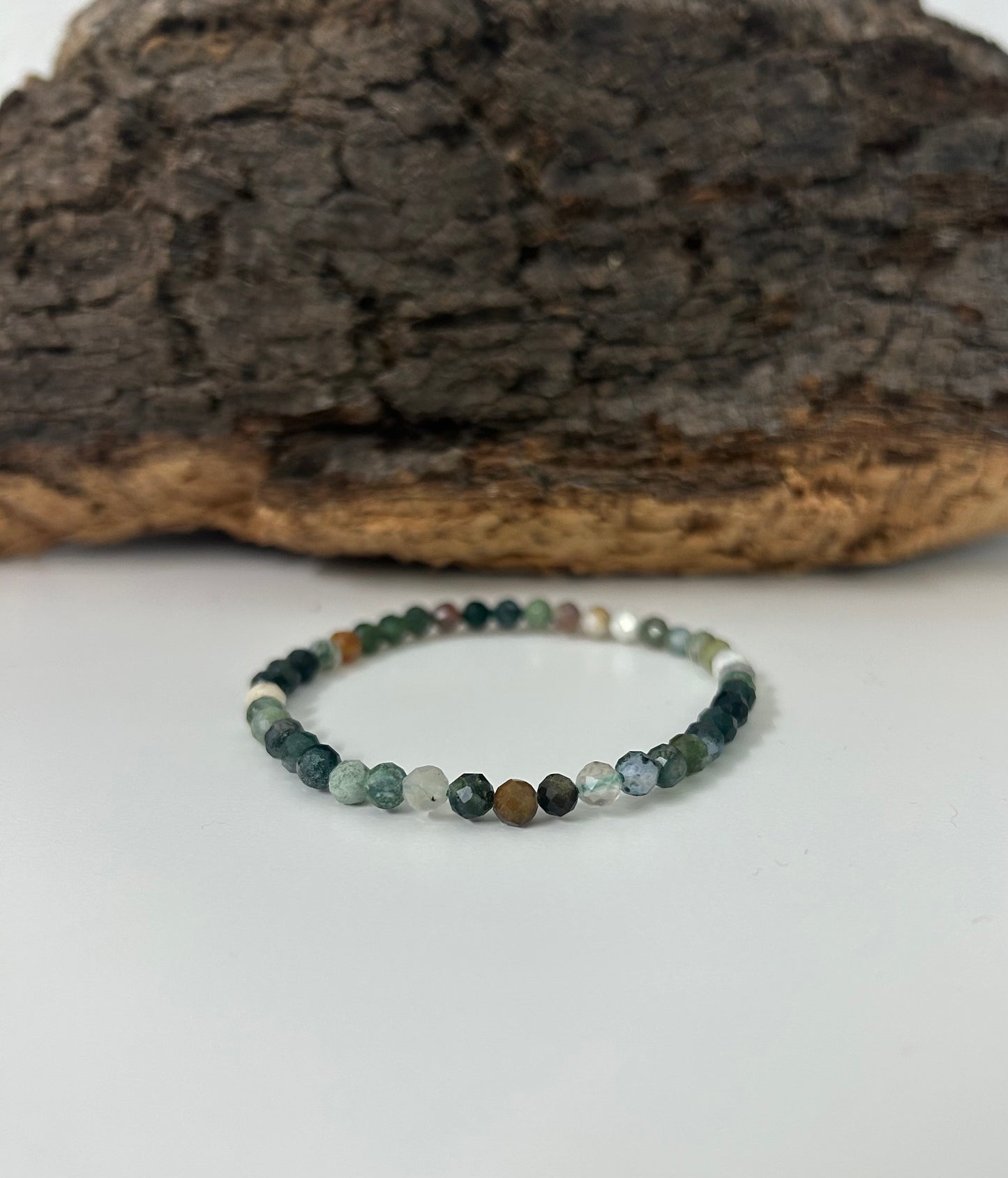 Pulsera ágata India facetada