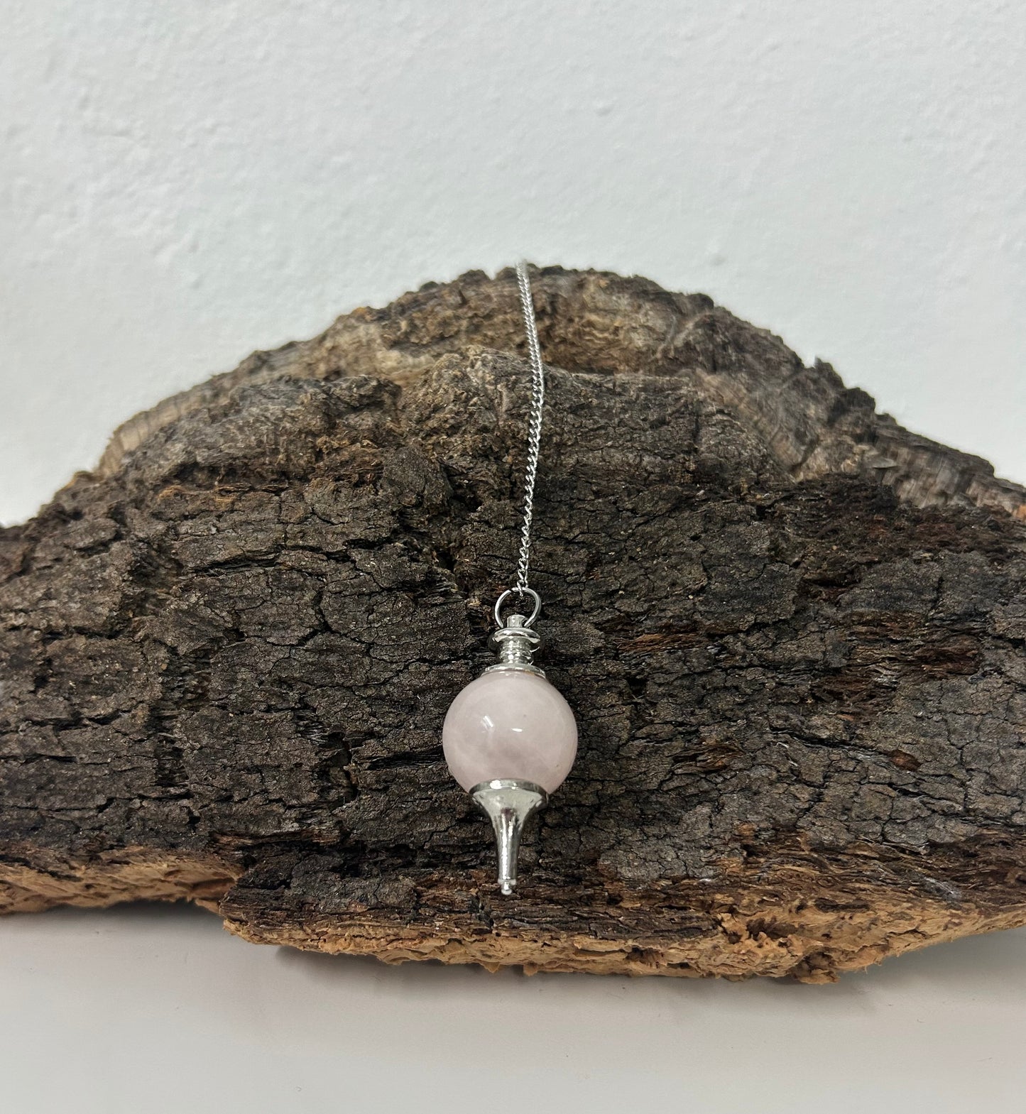 Péndulo cuarzo rosa