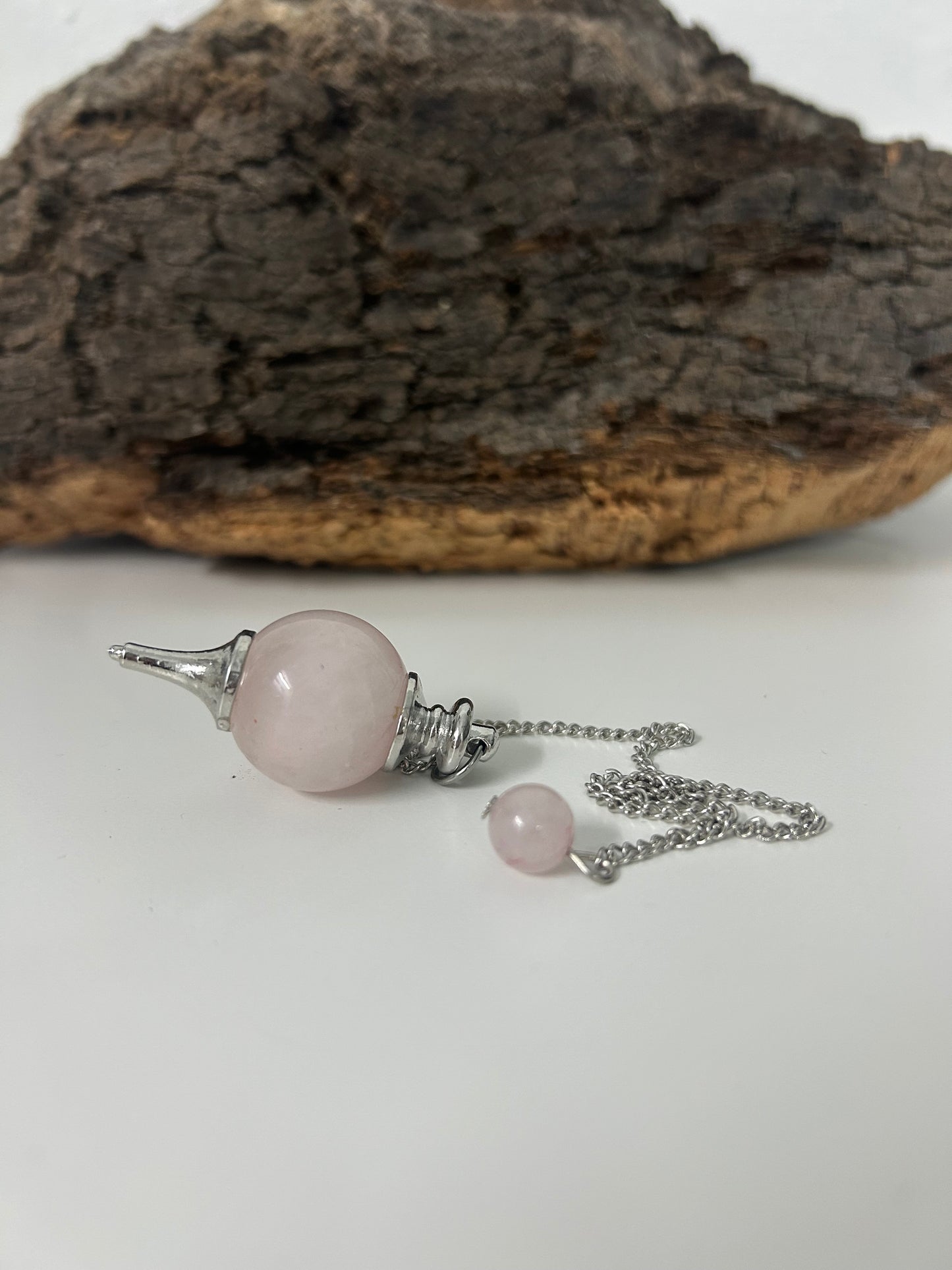 Péndulo cuarzo rosa
