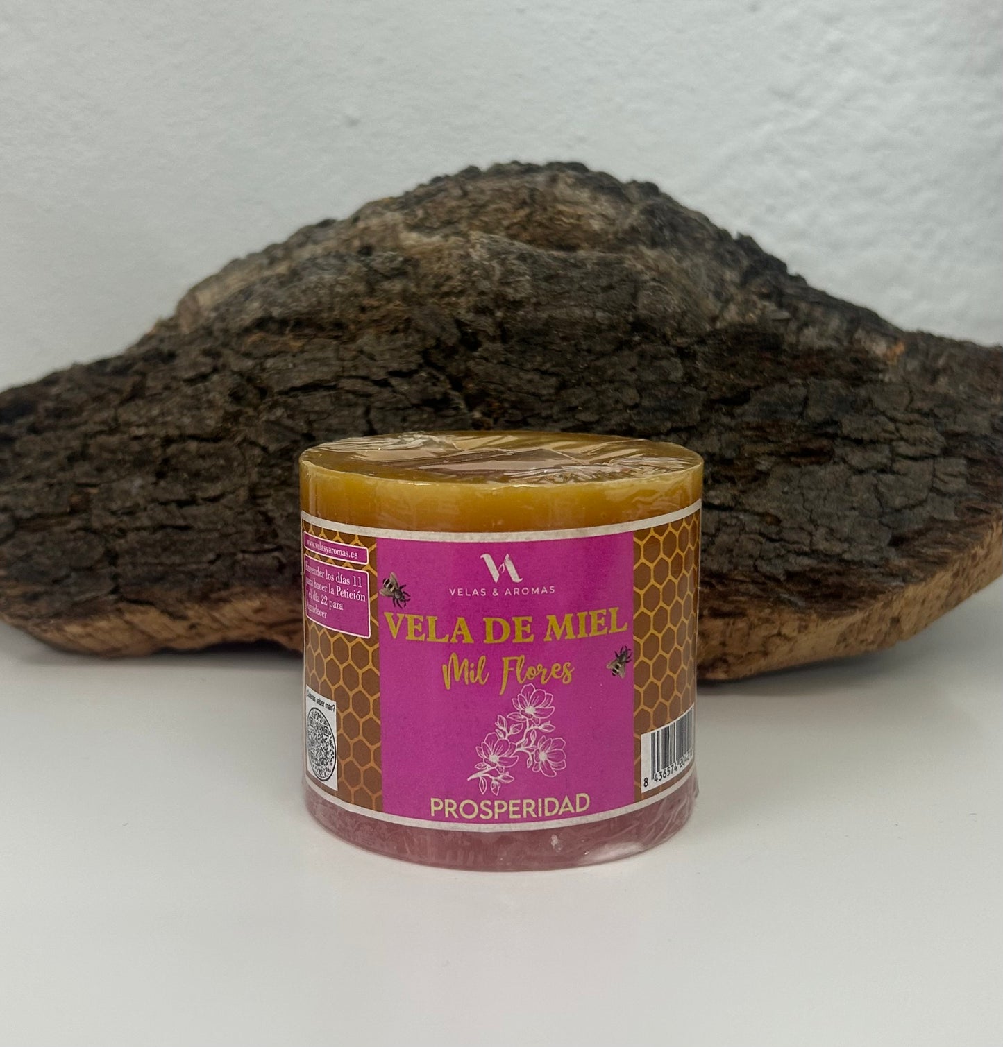 Velón doble carga miel y mil flores