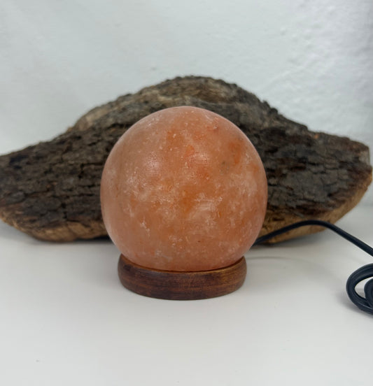 Lampara de sal esférica