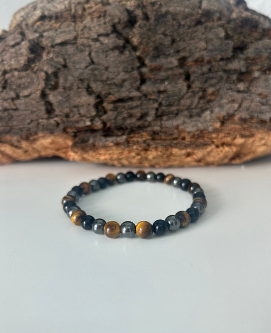 Pulsera triple protección 6mm