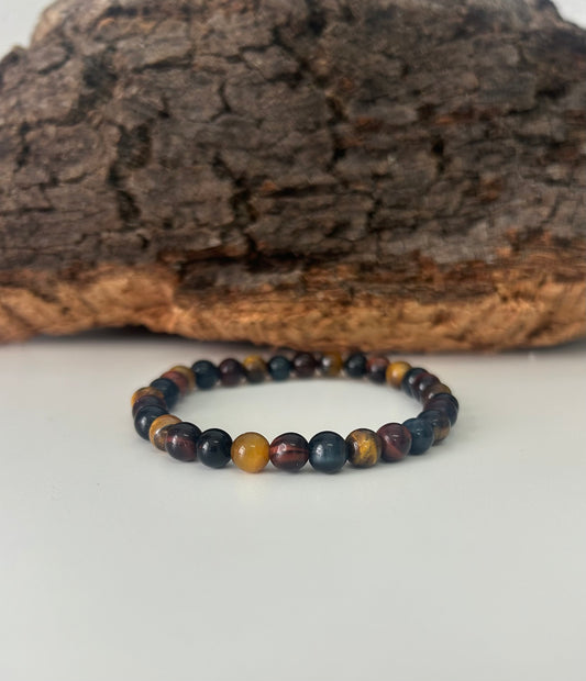Pulsera triple ojo 6mm