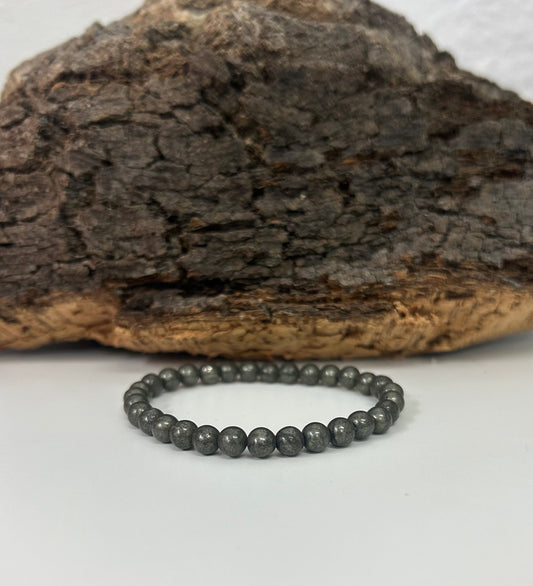 Pulsera pirita 6mm