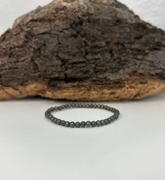 Pulsera pirita 4mm