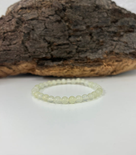 Pulsera jade verde 6mm