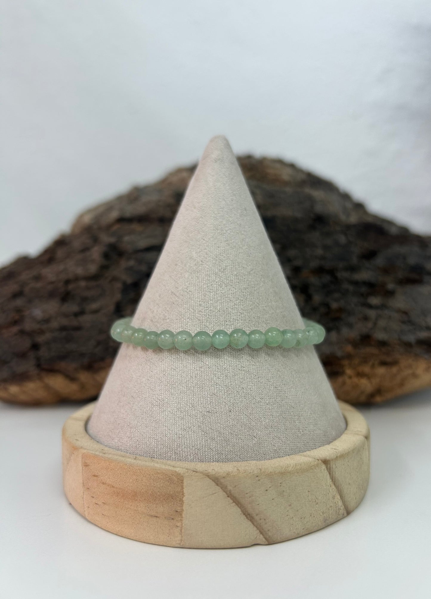 Pulsera aventurina verde 4mm