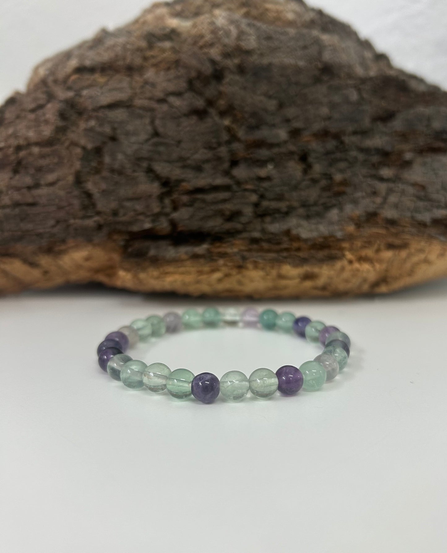Pulsera fluorita 6mm