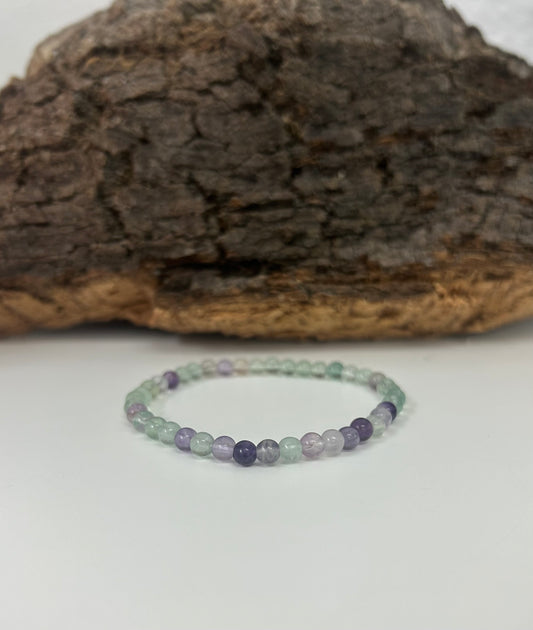 Pulsera fluorita 4mm