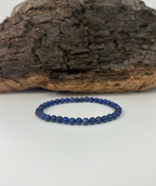 Pulsera lapislázuli 4mm