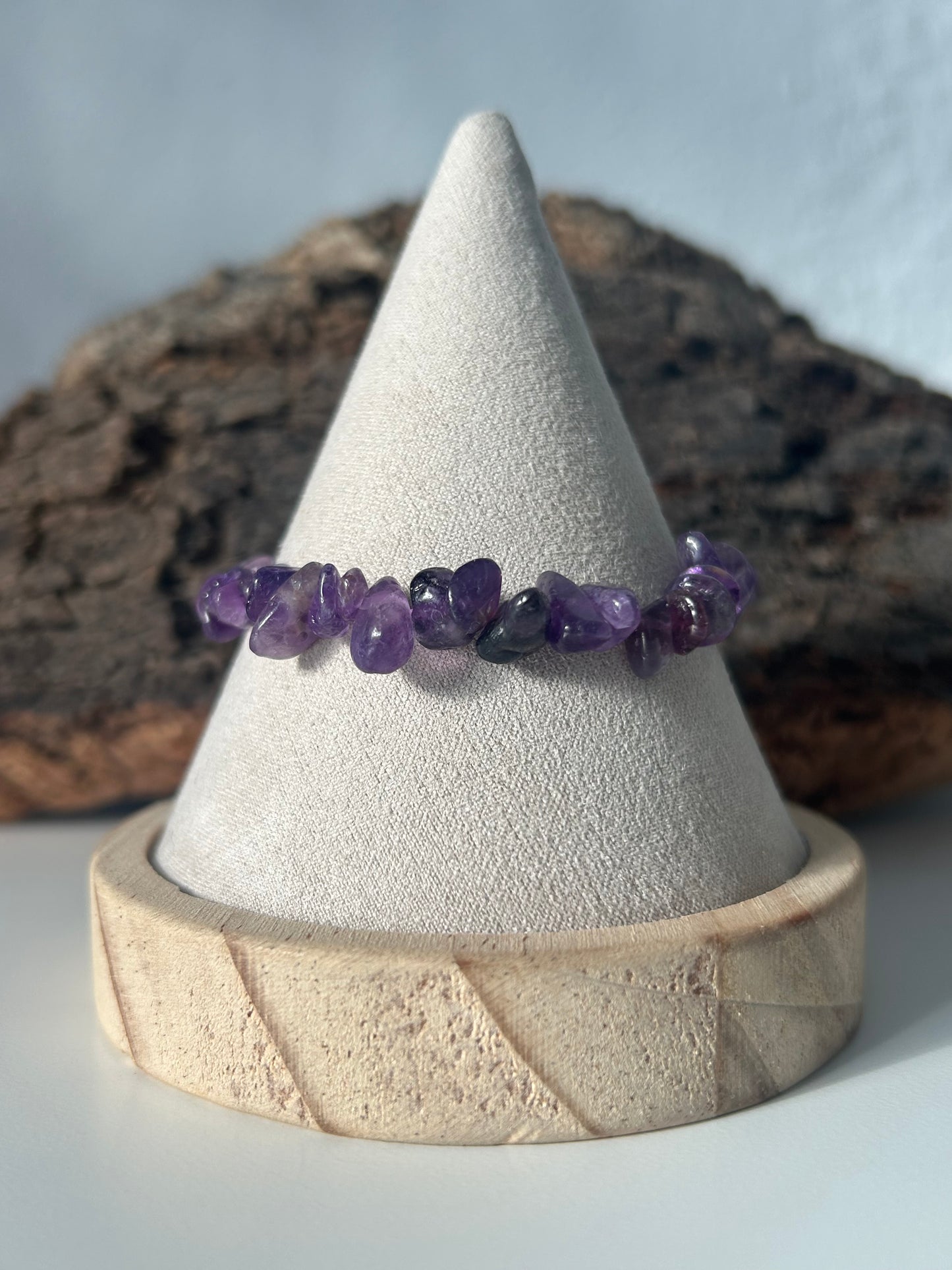 Pulsera chips amatista