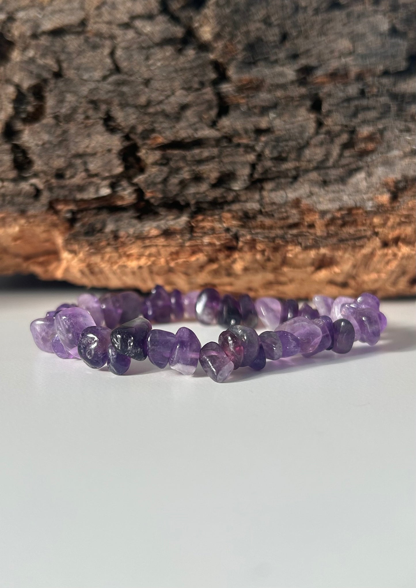 Pulsera chips amatista