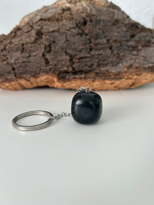Llavero turmalina negra