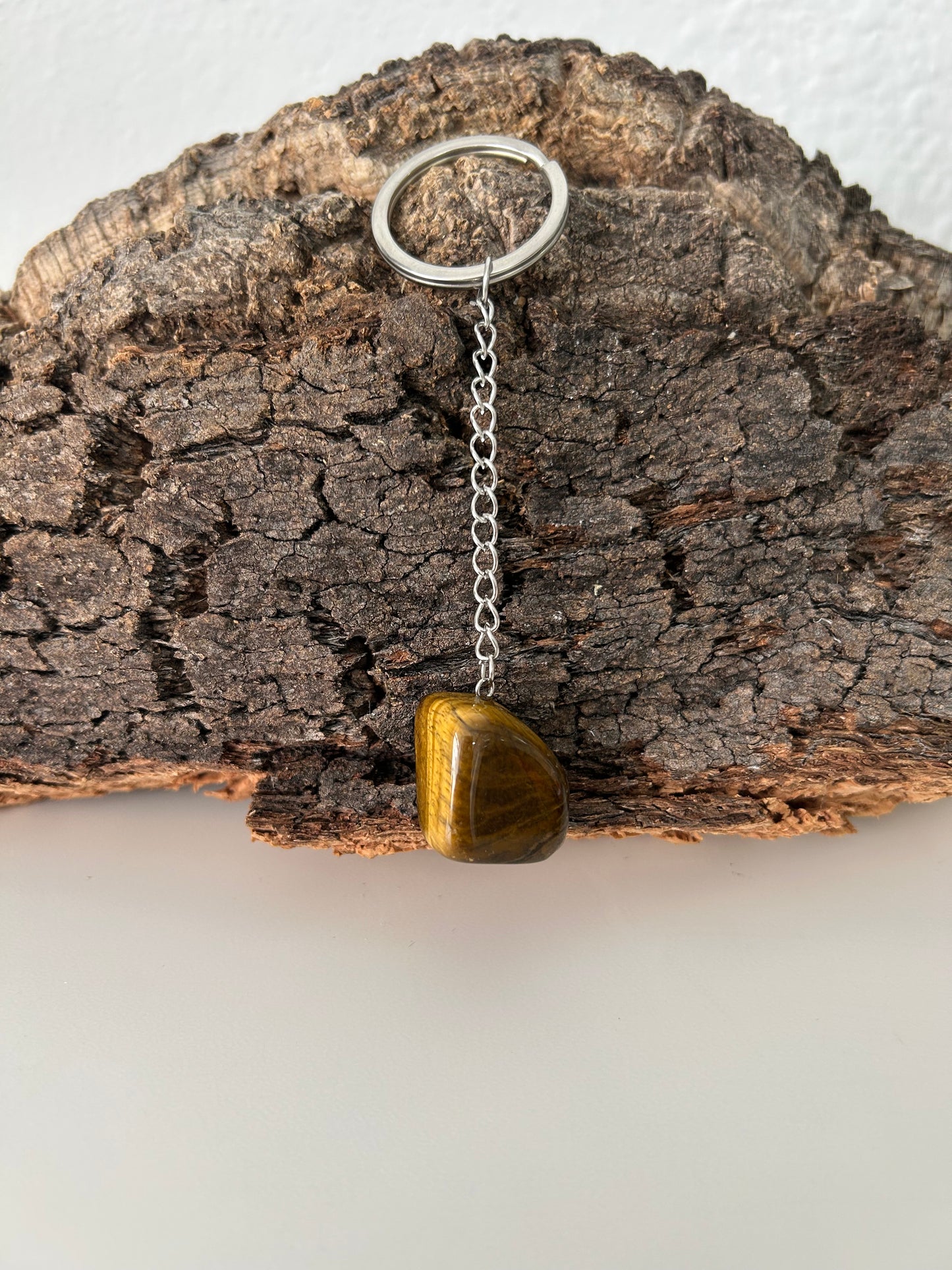 Llavero ojo de tigre