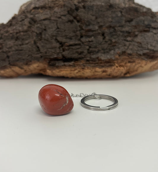 Llavero jaspe rojo