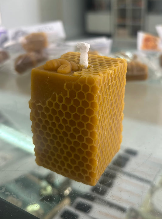 Velón panal cuadrado de miel