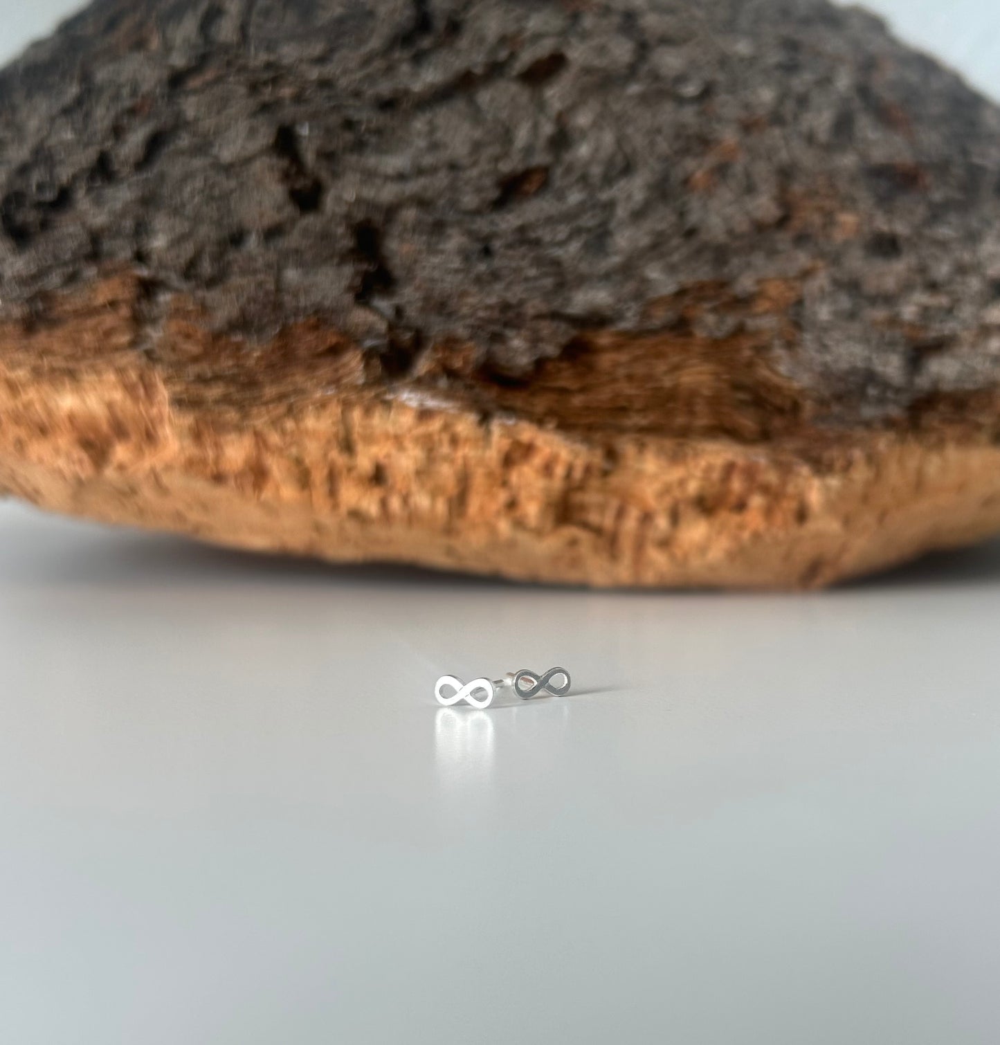 Pendiente infinito (plata 925)