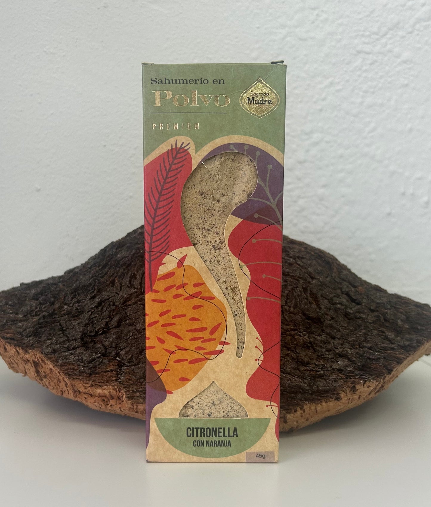 Somerío en polvo citronela con naranja sagrada madre