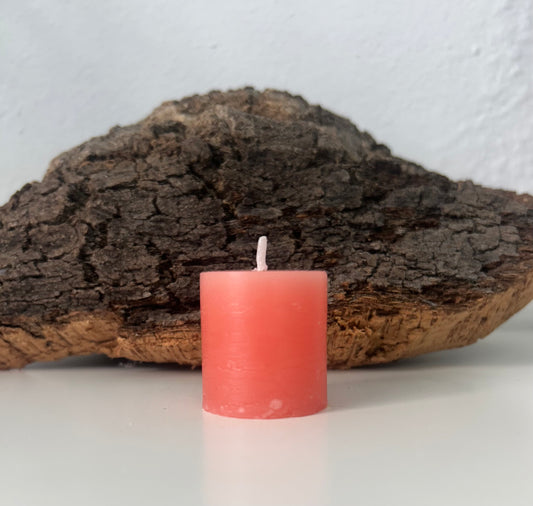 Mini velón de rosas.